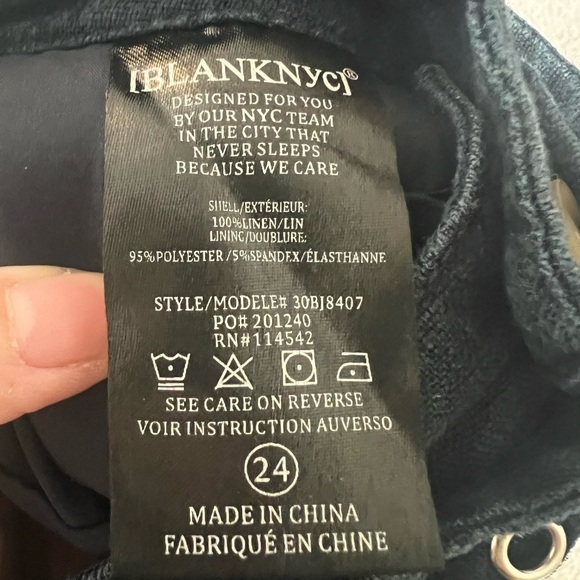 BLANKNYC Set Sail Linen Shorts - Picture 8 of 9